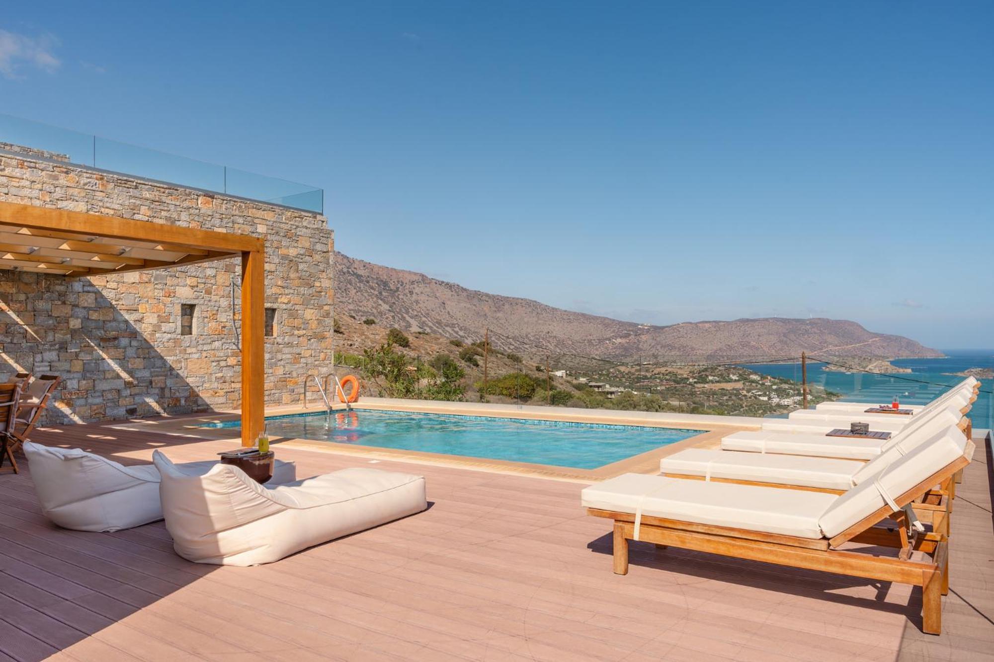 Elounda Panorama Villa ภายนอก รูปภาพ