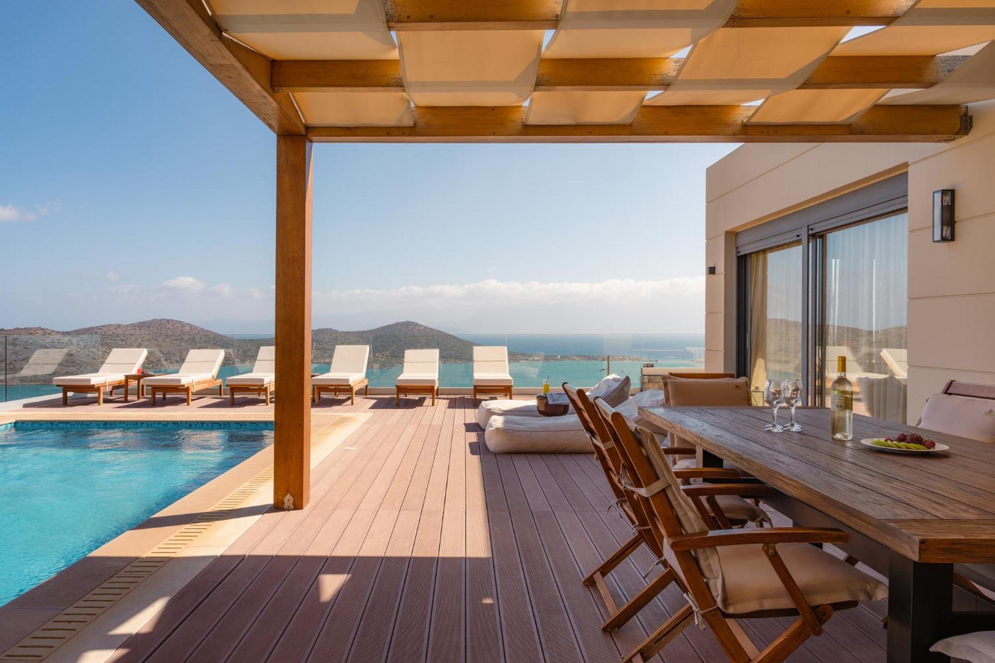 Elounda Panorama Villa ภายนอก รูปภาพ