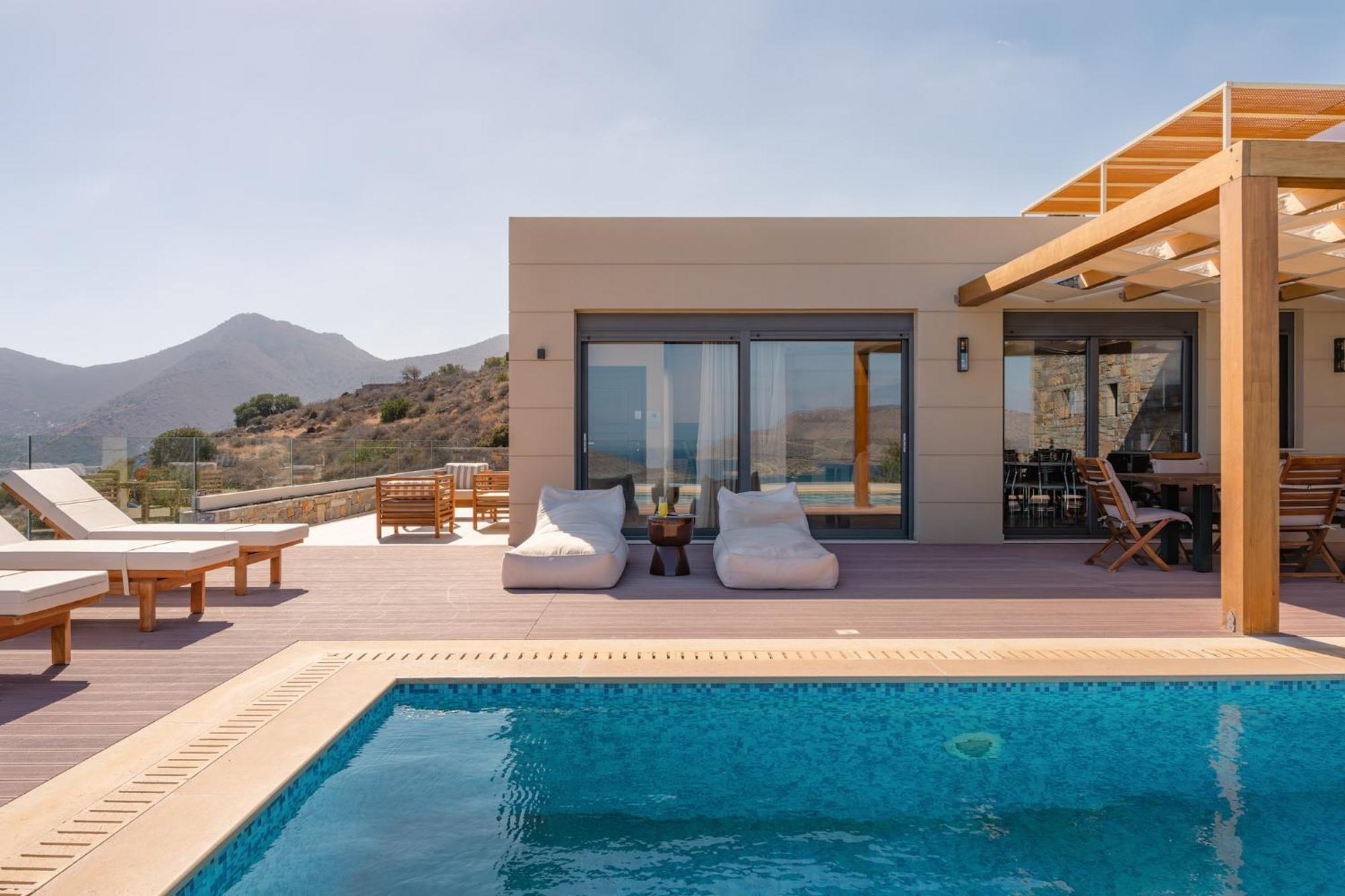 Elounda Panorama Villa ภายนอก รูปภาพ