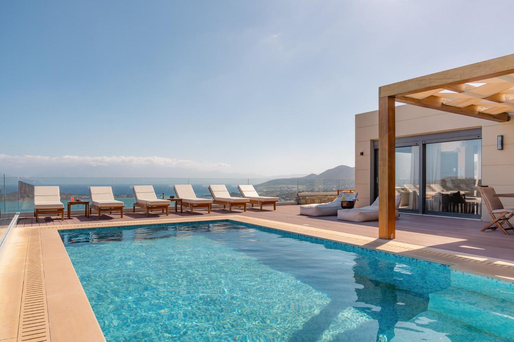 Elounda Panorama Villa ภายนอก รูปภาพ